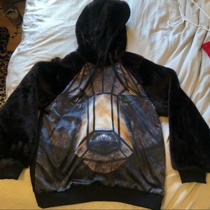 Rare Skingraft Bear hoodie sz Large